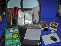 Tools contained in the IPM kit includes reference materials as well as tools to collect samples